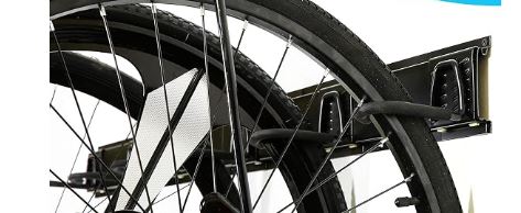 Rackmaster stainless steel wall mount rubber coated racks takes 6 bikes free delivery